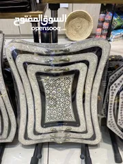  8 طقم صواني صدف