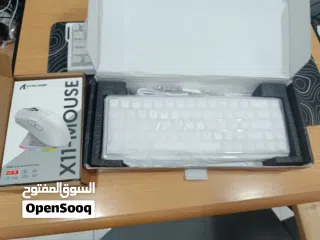  4 عرض خاص لو بتاخذ الاثنين mouse attack shark x11+ AK680MAX  magnetic keyboard