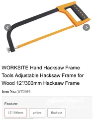  1 Hacksaw Frame with blade