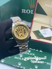  4 رولكس اوتوماتيك (نبض) ساعه شبابيه رائعه
