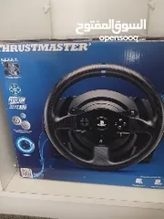  18 ستيرنج ثرست ماسترThrustmasterمع كرسي العاب من play seatقير تراست ماستر والهاند بريك اليدوي