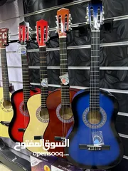  2 ‎جيتار تعليمي كلاسيك نوعيه ممتازه كلاسيك متوفر الوان مميزه مع ريشه ووتر هديه