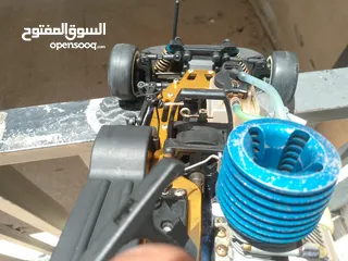  9 سيارة  تحكم عن بعد احترافية1/10 نايترو (وقود) مش للاطفال