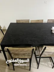  3 Marble dining table and chairs