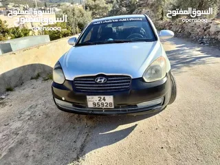  9 هونداي اكسنت دب مديل 2006  قير عادي سياره نظيفه