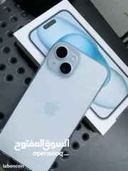  12 iPhone 15 (128GB/256GB) جديد  كفالة شرق اوسط لمدة عام من تاريخ الشراء الجهاز  يوجد بكج اصلي