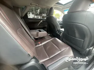  12 لكزس RX450hL موديل 2018 لون ابيض لؤلؤي وارد وصيانه الوكاله اعلى تصنيف من فئتها