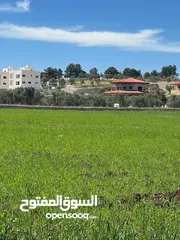  10 ارض للبيع جرش عنيبه منطقة شاليهات مساحة الارض 3500متر بقوشان مستقل اطلاله مميزه جدا جدا