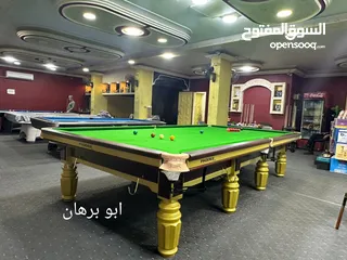  3 طاولات بلياردو جديدة و مستعملة بأحدث المواصفات عرض خاص ولمدة محدودة