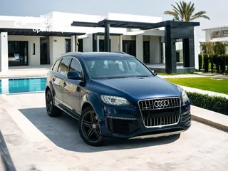  3 AED 1,230PM  AUDI Q7 3.0 S-LINE  SUPERCHARGED FULL OPTION  0% DOWNPAYMENT  GCC