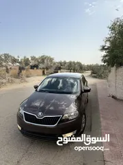  1 سكودا رابيد 2017 اصل برايفت ماتور 1400 تيربو بنزين جير اتومات سعررر ممتاز