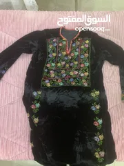  1 “ثوب الذاكرة... مطرز بأصابع الوطن”  ثوب فلسطيني اسود ومخمل مطرز بالإيد من فلسطين جديد جميل جدا