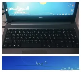  1 لاب توبDELL اسستخدام خفيف وشبة الجديد