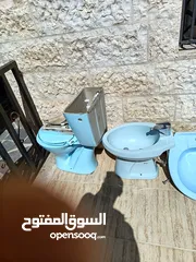  6 "حمام وشطافه ومغسله عمود " مستخدمين بحالة ممتازه مع "حنفباتهم والنياغرا والبرابيش"تنزيل السعر 30