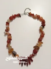  2 عقد عقيق يماني حر