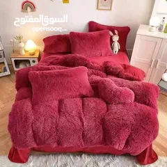  3 شرشف تخت مجوّز فرو – نعومة وفخامة بدفء ولا أروع! الشتاء عالابواب ولازمنا ألوان حلوة ودافئة