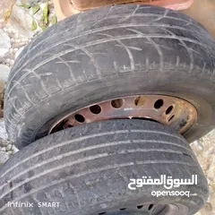  4 جنطات حديد كرولا مقاس 15 مستعمل