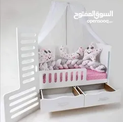  1 غرفة بيبي خشب تفصيل
