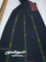  2 ثوب تطريز يدوي للبيع مشغول بالحبه وحرير اصلي