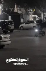  3 بسكليت كهربا 60 v عجل عريض مع حامل تلفون وشنتة وشاحنها وشاشتها