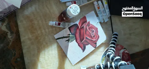  1 Handmade Oil Painting on Hard Paper – Perfect for Home Decoration
