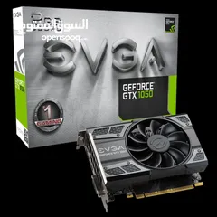  1 EVGA GeForce GTX 1050 2gb  - كرت شاشة gtx 1050 2gb