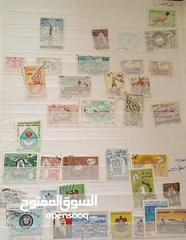  22 طوابع اصلية من كل بلدان العالم للبيع المستعجل الطابع ب دينار