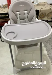 5 كرسي مع طاولة للاطفال ، adjustable feeding chair with table