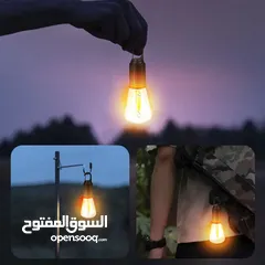  1 مصباح LED محمول تعليق للرحلات والتخييم