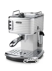  4 You can now make coffee in a wonderful way and with high quality using the De'Longhi coffee machine.