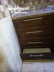  9 مطبخ خشب جوز سلط +مطيبخ المنيوم