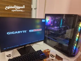  1 كومبيوتر جيمنغ مع طاولة جيمنغ