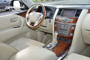  27 انفينيتي QX80 موديل 2016 بحالة الوكالة. فحص اوتوسكور A