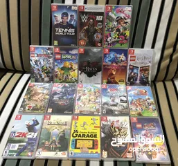  12 أشرطة ألعاب ننتندو سويتش - Nintendo Switch Games