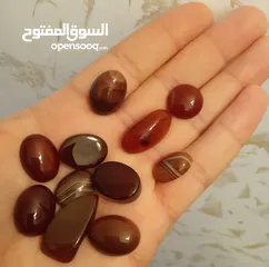  1 خواتم فضه ستاتي مطعمه بالاحجار