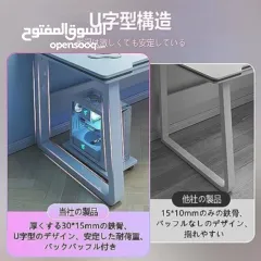  7 مكتب الجيمنج و الالعاب الاحترافي لون ابيض