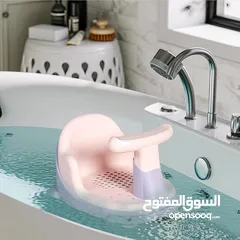  10 خلي وقت حمّام طفلك أسهل وأمتع مع كرسي الاستحمام العملي المصمم خصيصًا لحماية الطفل وتوفير الراحة