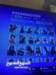  25 بيع حساب فورت نايت ب 170