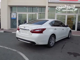  4 NISSAN ALTIMA/2018/WHITE/GCC