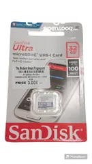  3 مومري الهاتف بسرعه 100ام بي 32جيبي Sundisk ultra microsdhc uhs-I-card 32g