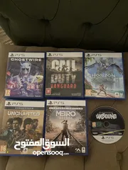  3 بلايستيشن 4سليم للبيع  وسيديات PS5للبيع