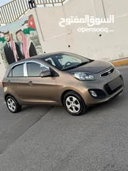  12 كيا بيكانتو موديل 2014 فحص كامل كرت ابيض تومتيك ممشى قليل جدا استعمال بسيط شخصي الفحص مرفق محرك 1250