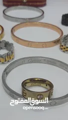  6 اكسسوارات اوروبيه فاخره أساور كارتير Cartier وخواتم جديد غير مستعمل ..
