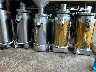  7 مطاحن قهوة أحجام مختلفة و أسعار مختلفة حجر 8 لحجر 15 واحد فاز وثلاثة فاز بحال الوكالة ماكنات وكالة