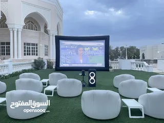  7 Inflatable outdoor 276inch screen