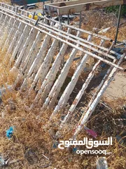  4 دربزين حديد ثقيل القطعه
