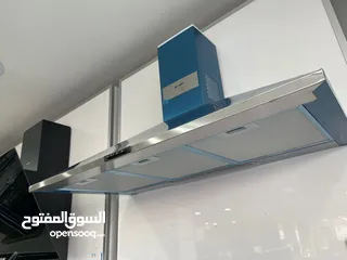  4 عرض نااار على شفاط البا ستانلس ستيل هرمي قوة 800 مع 3 سرعات