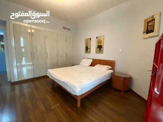  11 (ضياء)غرفة وصالة للايجار الشهري في الشارقة الخان بفرش فندقي ثاني ساكن شامل جميع الفواتير قريب من دبي