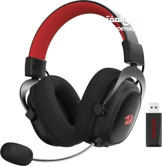  1 Redragon H510 PRO Zeus-X RGB Wireless Gaming Headset - 7.1 Surround Sound سماعات ريدراجون وايرليس