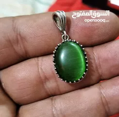  5 تعليقات فضه بحجر طبيعي